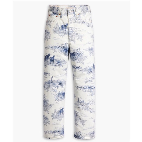 NEW Levi’s Western Toile High Rise Straight Jeans - Picture 1 of 5